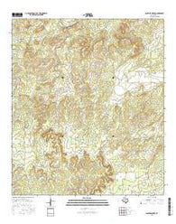 Panther Creek Texas Current topographic map, 1:24000 scale, 7.5 X 7.5 Minute, Year 2016