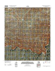 Panther Gulch West Texas Historical topographic map, 1:24000 scale, 7.5 X 7.5 Minute, Year 2013
