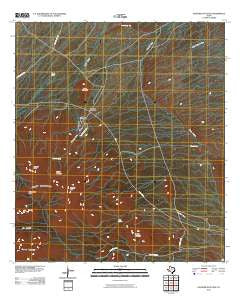 Panther Junction Texas Historical topographic map, 1:24000 scale, 7.5 X 7.5 Minute, Year 2010