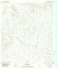 Paradise Draw Texas Historical topographic map, 1:24000 scale, 7.5 X 7.5 Minute, Year 1983