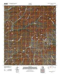 Paradise Mountain Texas Historical topographic map, 1:24000 scale, 7.5 X 7.5 Minute, Year 2010