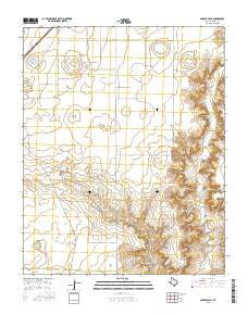 Pardue Camp Texas Current topographic map, 1:24000 scale, 7.5 X 7.5 Minute, Year 2016