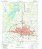 Paris Texas Historical topographic map, 1:24000 scale, 7.5 X 7.5 Minute, Year 1984