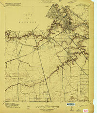 Park Place Texas Historical topographic map, 1:24000 scale, 7.5 X 7.5 Minute, Year 1915