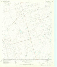 Parks Texas Historical topographic map, 1:24000 scale, 7.5 X 7.5 Minute, Year 1964