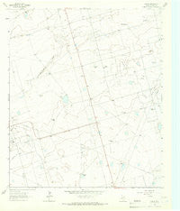 Parks Texas Historical topographic map, 1:24000 scale, 7.5 X 7.5 Minute, Year 1964