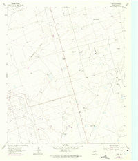 Parks Texas Historical topographic map, 1:24000 scale, 7.5 X 7.5 Minute, Year 1964