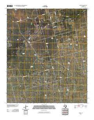 Parks Texas Historical topographic map, 1:24000 scale, 7.5 X 7.5 Minute, Year 2010