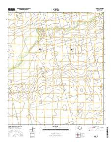 Parks Texas Current topographic map, 1:24000 scale, 7.5 X 7.5 Minute, Year 2016