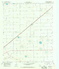 Parmerton Texas Historical topographic map, 1:24000 scale, 7.5 X 7.5 Minute, Year 1965