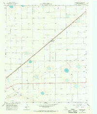 Parmerton Texas Historical topographic map, 1:24000 scale, 7.5 X 7.5 Minute, Year 1965