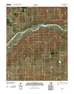 Parnell Texas Historical topographic map, 1:24000 scale, 7.5 X 7.5 Minute, Year 2010