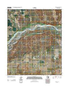 Parnell Texas Historical topographic map, 1:24000 scale, 7.5 X 7.5 Minute, Year 2013