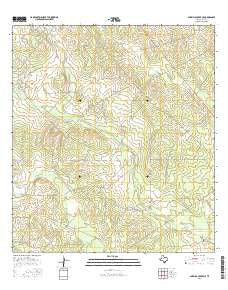 Parrilla Creek NE Texas Current topographic map, 1:24000 scale, 7.5 X 7.5 Minute, Year 2016