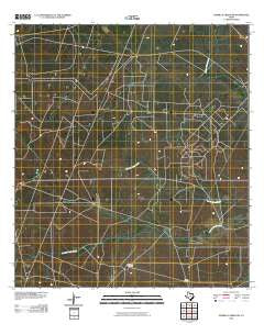 Parrilla Creek NW Texas Historical topographic map, 1:24000 scale, 7.5 X 7.5 Minute, Year 2010