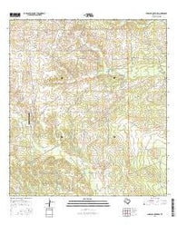 Parrilla Creek SW Texas Current topographic map, 1:24000 scale, 7.5 X 7.5 Minute, Year 2016