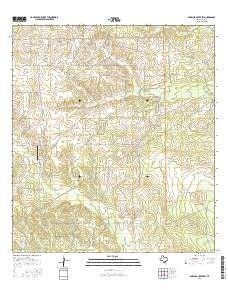 Parrilla Creek SW Texas Current topographic map, 1:24000 scale, 7.5 X 7.5 Minute, Year 2016