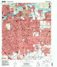 Pasadena Texas Historical topographic map, 1:24000 scale, 7.5 X 7.5 Minute, Year 1995