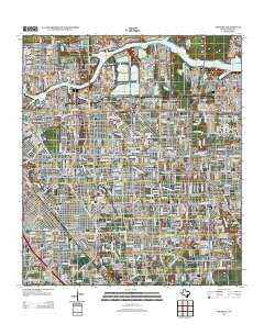 Pasadena Texas Historical topographic map, 1:24000 scale, 7.5 X 7.5 Minute, Year 2013