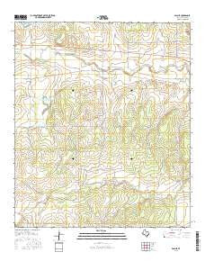 Pasche Texas Current topographic map, 1:24000 scale, 7.5 X 7.5 Minute, Year 2016