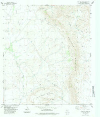 Paso Del Norte Texas Historical topographic map, 1:24000 scale, 7.5 X 7.5 Minute, Year 1983