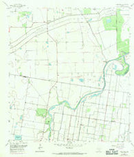Paso Real Texas Historical topographic map, 1:24000 scale, 7.5 X 7.5 Minute, Year 1956