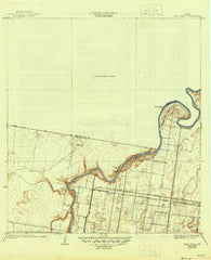 Paso Real Texas Historical topographic map, 1:31680 scale, 7.5 X 7.5 Minute, Year 1933