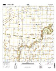 Paso Real Texas Current topographic map, 1:24000 scale, 7.5 X 7.5 Minute, Year 2016