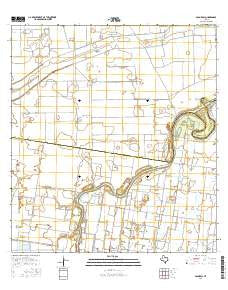 Paso Real Texas Current topographic map, 1:24000 scale, 7.5 X 7.5 Minute, Year 2016
