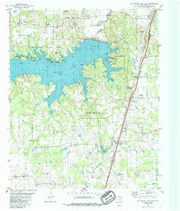 Pat Mayse Lake East Texas Historical topographic map, 1:24000 scale, 7.5 X 7.5 Minute, Year 1980