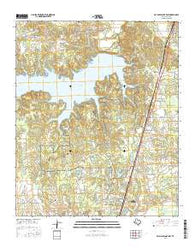 Pat Mayse Lake East Texas Current topographic map, 1:24000 scale, 7.5 X 7.5 Minute, Year 2016
