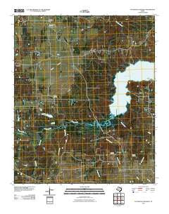 Pat Mayse Lake West Texas Historical topographic map, 1:24000 scale, 7.5 X 7.5 Minute, Year 2011
