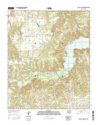 Pat Mayse Lake West Texas Current topographic map, 1:24000 scale, 7.5 X 7.5 Minute, Year 2016