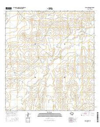 Pato Creek Texas Current topographic map, 1:24000 scale, 7.5 X 7.5 Minute, Year 2016