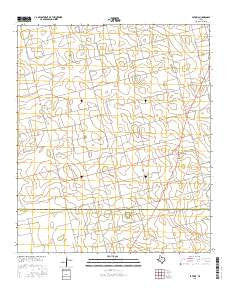 Patricia Texas Current topographic map, 1:24000 scale, 7.5 X 7.5 Minute, Year 2016