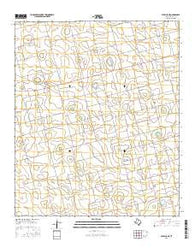 Patricia NE Texas Current topographic map, 1:24000 scale, 7.5 X 7.5 Minute, Year 2016