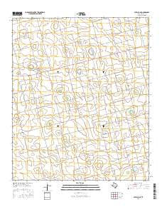 Patricia NE Texas Current topographic map, 1:24000 scale, 7.5 X 7.5 Minute, Year 2016