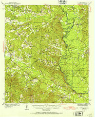 Patroon Texas Historical topographic map, 1:62500 scale, 15 X 15 Minute, Year 1944