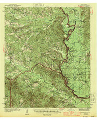 Patroon Texas Historical topographic map, 1:62500 scale, 15 X 15 Minute, Year 1944