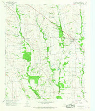 Pattonville Texas Historical topographic map, 1:24000 scale, 7.5 X 7.5 Minute, Year 1964