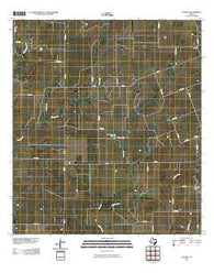 Pawnee Texas Historical topographic map, 1:24000 scale, 7.5 X 7.5 Minute, Year 2010