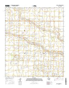 Paynes Corner Texas Current topographic map, 1:24000 scale, 7.5 X 7.5 Minute, Year 2016