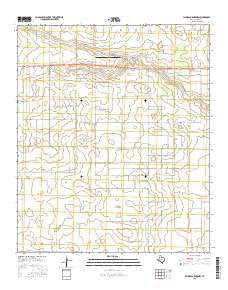 Paynes Corner NW Texas Current topographic map, 1:24000 scale, 7.5 X 7.5 Minute, Year 2016