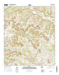 Pearl Texas Current topographic map, 1:24000 scale, 7.5 X 7.5 Minute, Year 2016
