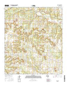 Pearl Texas Current topographic map, 1:24000 scale, 7.5 X 7.5 Minute, Year 2016