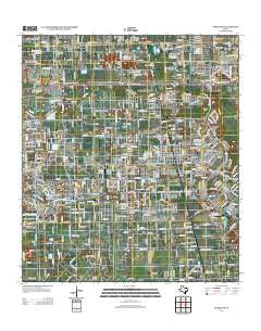 Pearland Texas Historical topographic map, 1:24000 scale, 7.5 X 7.5 Minute, Year 2013