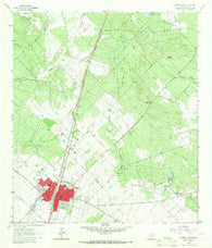 Pearsall North Texas Historical topographic map, 1:24000 scale, 7.5 X 7.5 Minute, Year 1964