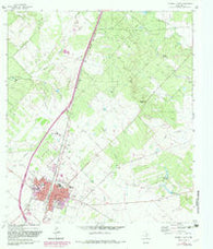 Pearsall North Texas Historical topographic map, 1:24000 scale, 7.5 X 7.5 Minute, Year 1964