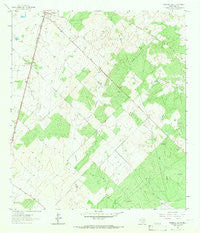 Pearsall South Texas Historical topographic map, 1:24000 scale, 7.5 X 7.5 Minute, Year 1964