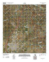 Pearsall North Texas Historical topographic map, 1:24000 scale, 7.5 X 7.5 Minute, Year 2010